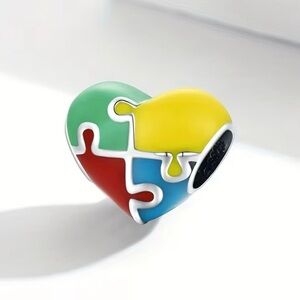 Colorful Heart Puzzle Toy